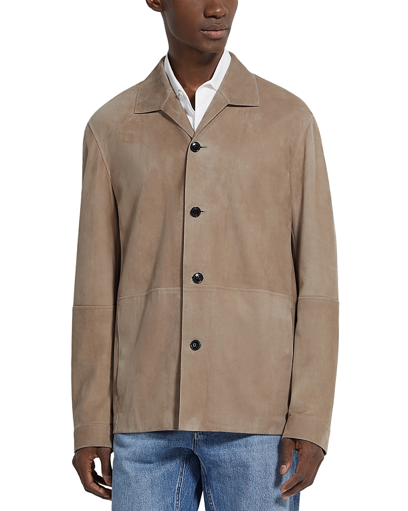 Zegna Leather Chore Jacket