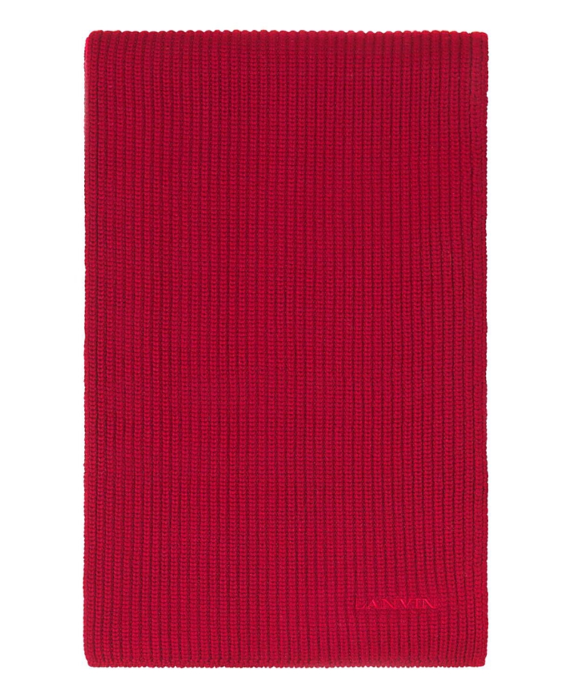Lanvin Wool Scarf In Red