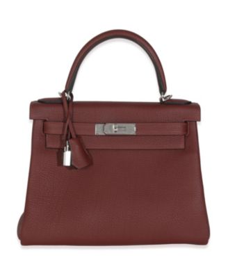 Kelly 28 Leather Handbag