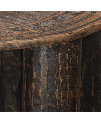  Naga Mango Wood Side Table