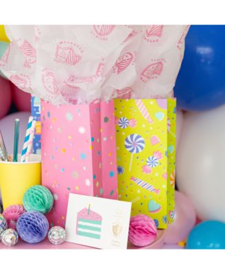  It's A Birthday Favor Bags, Set of of Each Style Per Pack - Ages 5-7