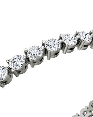  Tennis Bracelet, Large in 14K Gold, 9.25ctw Round Brilliant Lab Grown Diamonds, 7"