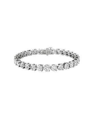  Tennis Bracelet, Extra Large in 14K Gold, 13.5ctw Round Brilliant Lab Grown Diamonds, 6.5"