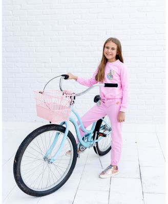  Girls' Peace Embroidered Jogger Set - Little Kid, Big Kid