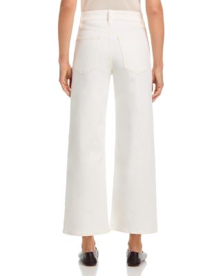 Le Pixie High Rise Ankle Slim Palazzo Jeans in Au Natural