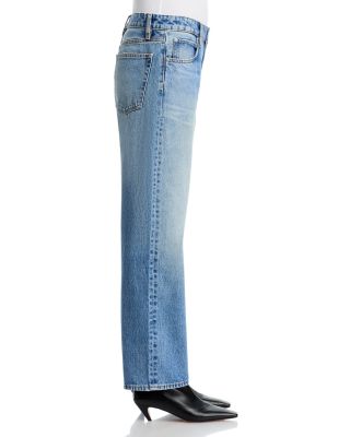 The Essential High Rise Straight Jeans in Rapture