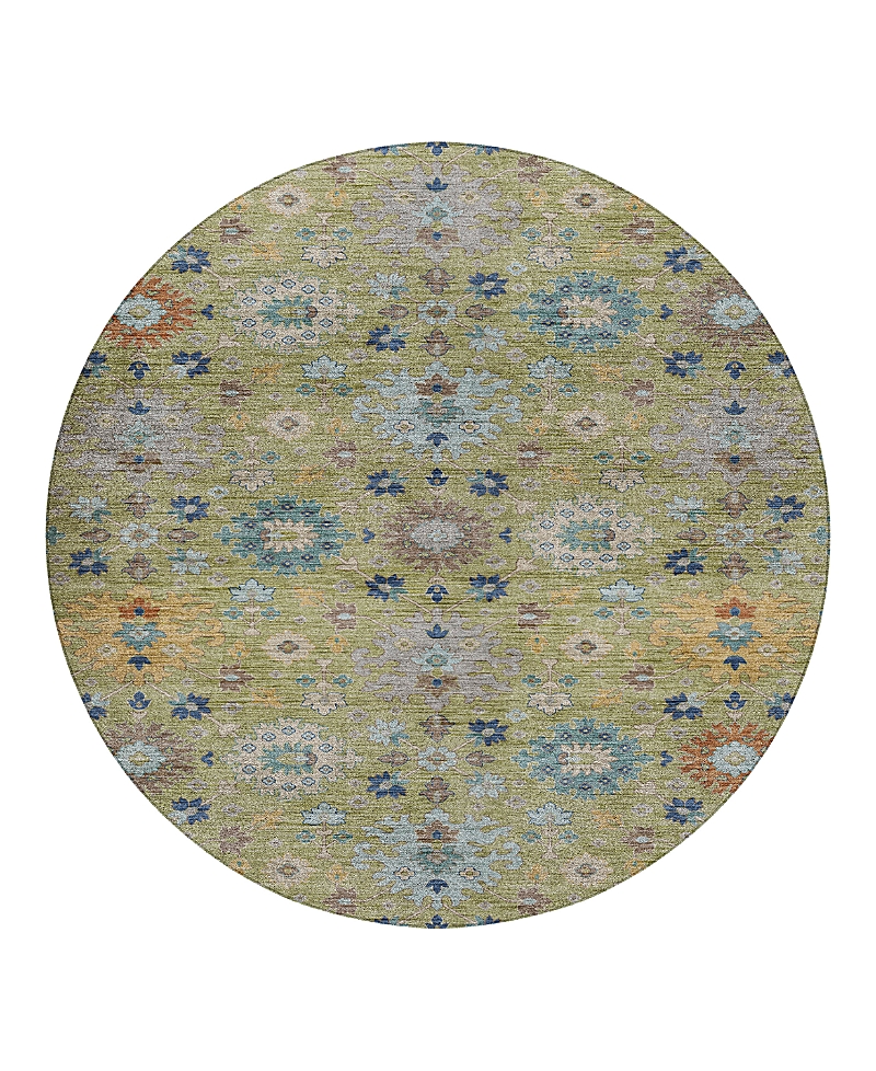 Dalyn Rug Company Silk Road Sr3 Round Area Rug, 8'0x8'0 In Green