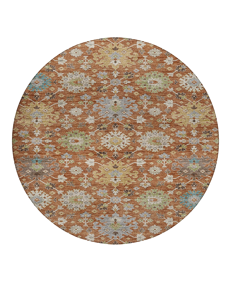 Dalyn Rug Company Silk Road Sr3 Round Area Rug, 8'0x8'0 In Orange