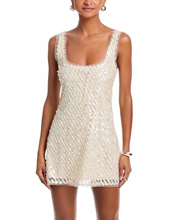 cream birthday dress Meow and Barks Fashion Bomb Daily Shop this dress is all about bringing out your fun side The Athena Embroidered Wildflower Birthday