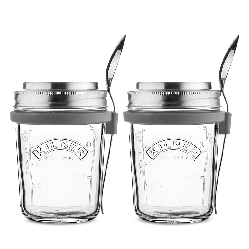 Kilner Breakfast Jar Set In Transparent