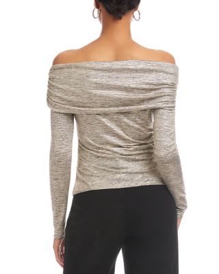 Agnes Asymmetric Off Shoulder Top