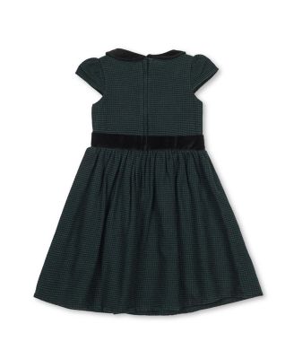 Girls' Organic Flutter Sleeve Peter Pan Collar Party Dress - Little Kid, Big Kid