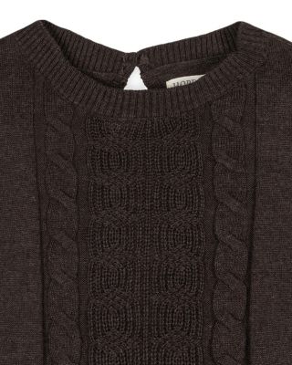 Girls' Organic Flutter Sleeve Cable Sweater Dress - Baby, Little Kid, Big Kid