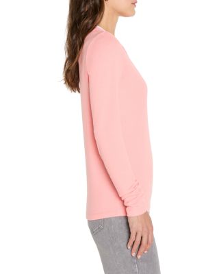 Layered Look Split Neck Top