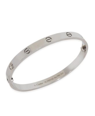  Love 18k White Gold Bracelet