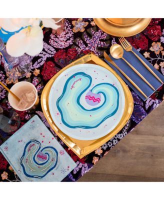 Zodiac Themed Paper Party Dinner Plates, Set of 8