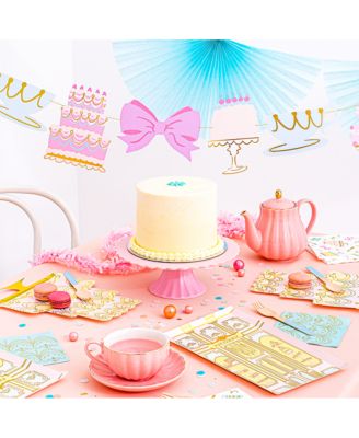 Let Them Eat Cake Patisserie Large Paper Plates, Set of 8