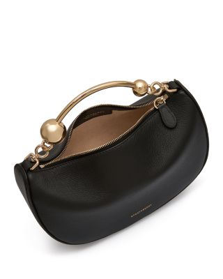 Crescent Moon Small Leather Crossbody