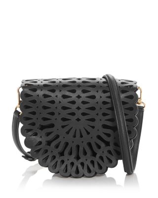 McCall Laser Cut Leather Clutch