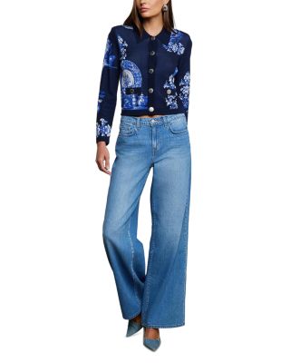 Alicent High Rise Wide Leg Jeans in Figueroa