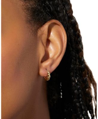  Paris Mini Twisted Hoop Earrings