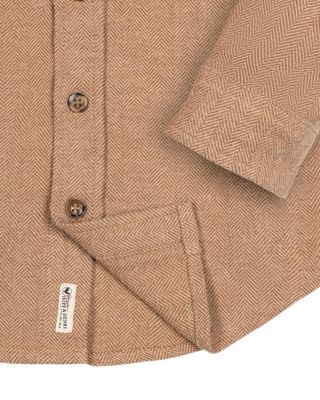  Unisex Organic Long Sleeve Flannel Button Down Shirt