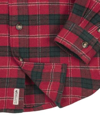  Unisex Organic Long Sleeve Flannel Button Down Shirt