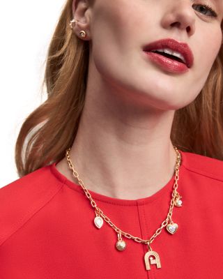 14K Yellow Gold or Sterling Silver Lab Grown Diamond Crescent Moon Hinged Charm Pendant