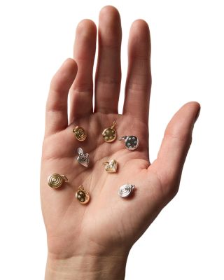 Sterling Silver Diamond Groovy Heart Locket Hinged Charm Pendant