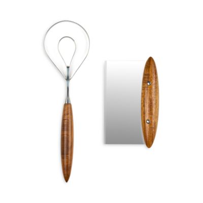 Breaking Bread Bench Scraper & Whisk, Set of Two