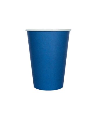 Solid Shade Colors Paper Party Cups, Set of 8