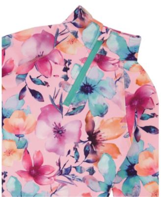 Girls' Two-Piece Thermal Flower Underwear Set - Little Kid