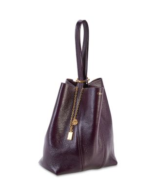 Medium Spin Tote in Leather 