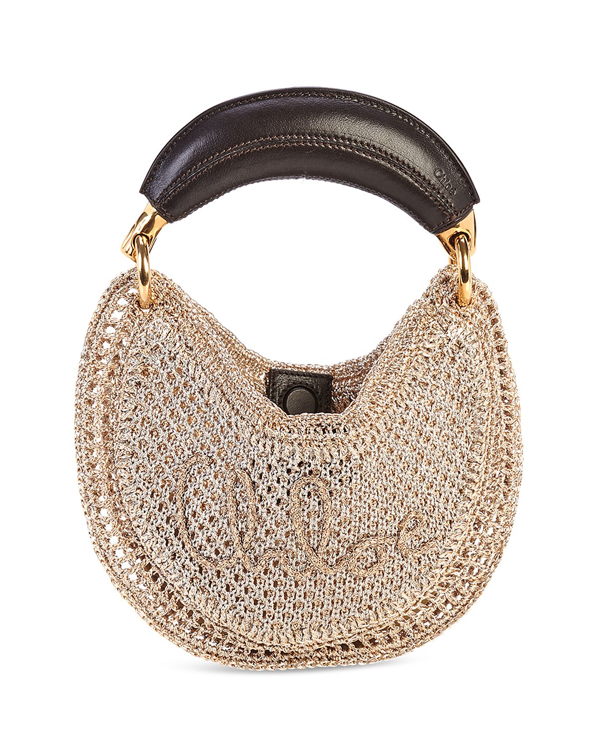 Chloe Summer Banana Mini Crocheted Hobo Bag