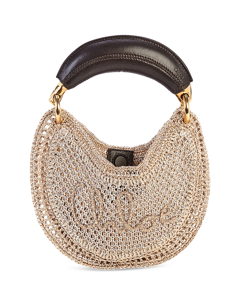 Chloe Summer Banana Mini Crocheted Hobo Bag