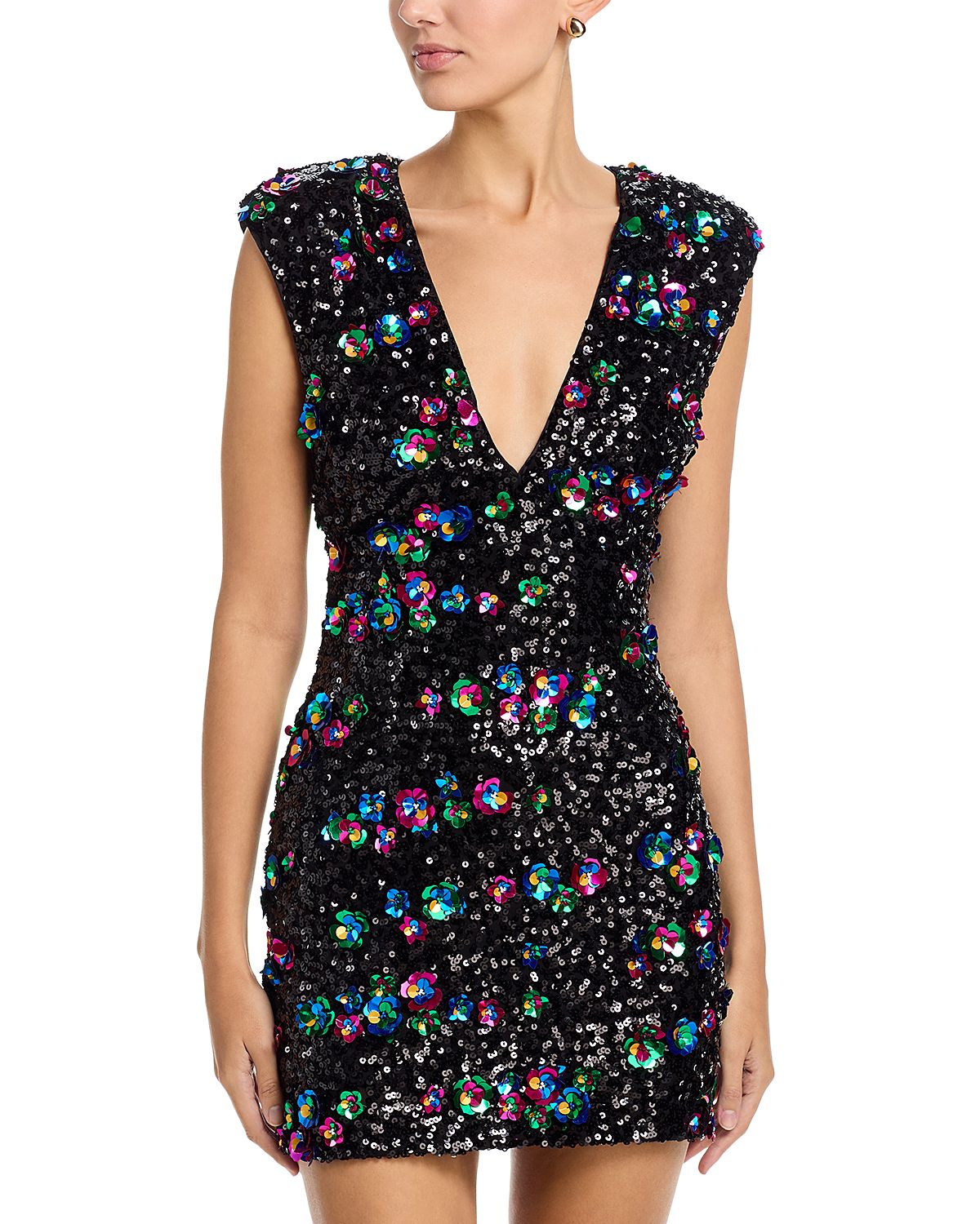 Ramy Brook Lacey Sequined Mini Dress