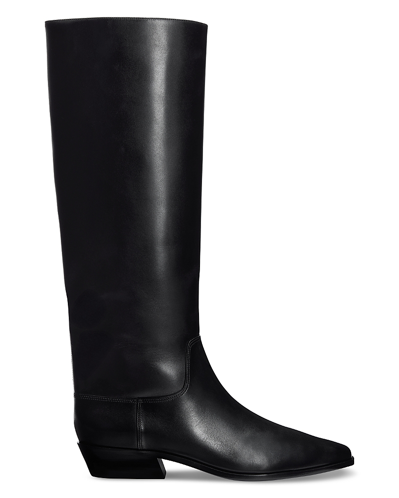 Reformation Women's Dominique Knee High Boots In Black