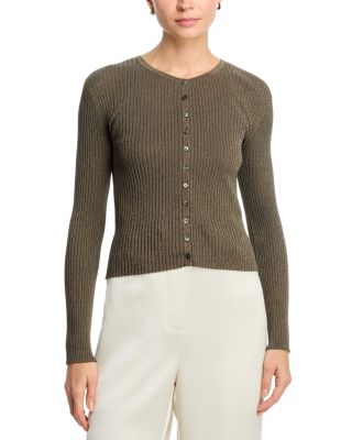 Blake Rib Crew Cardigan