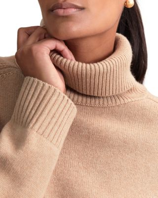 Wool & Cashmere Roll Neck Sweater