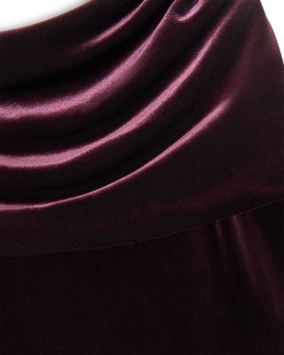 Andria Strapless Velvet Jumpsuit