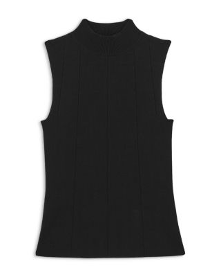 Mock Neck Sleeveless Top