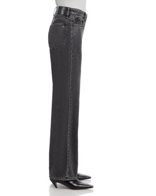 Logan Featherweight Mid Rise Wide Leg Jeans in Anglique