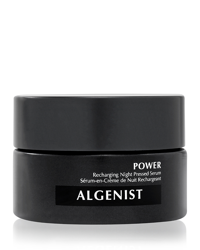 Algenist Power Recharging Night Pressed Serum 2 Oz. In Black