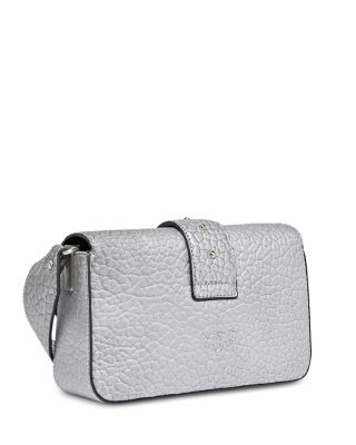 Love One Mini Metallic Leather Shoulder Bag