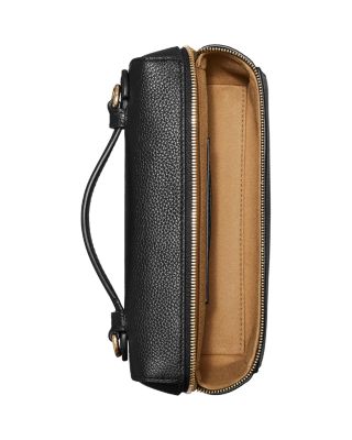 Slim Leather Top Handle Bag