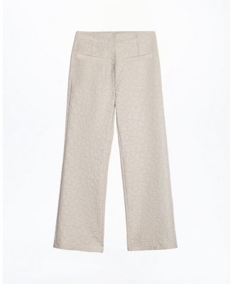 Contrast Fabric Detailed Pants