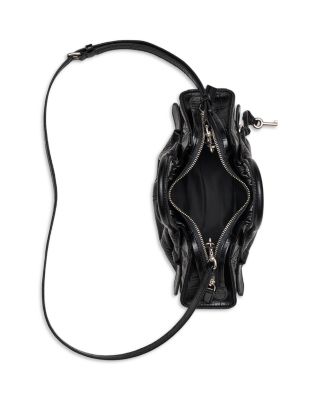 The Cristina Small Croc Embossed Leather Satchel