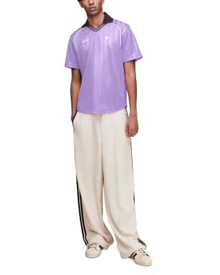 Piped Open Collar Polo Shirt