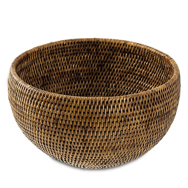 Sambonet Radici Home Collection Rattan 12 Bowl In Brown