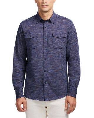 Storrs Long Sleeve Button Front Knit Shirt